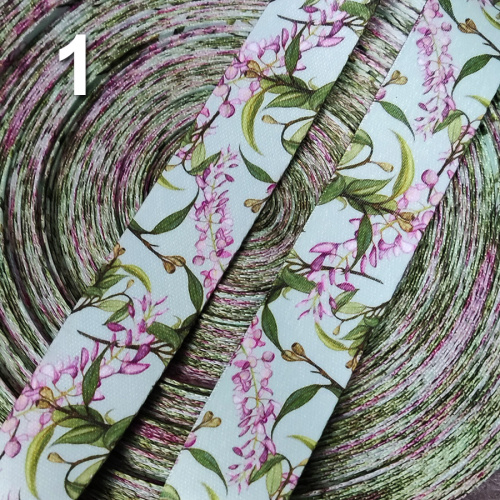 Лента ременная стропа 38 мм орнамент Весна фото 3