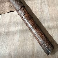 Кожа Кайман 1,0 Тёмно Коричневый Турция