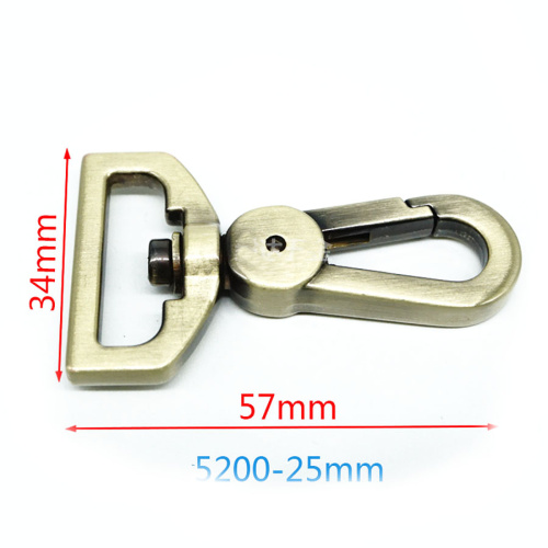 Карабин металлический 25 - 38 мм арт. 5200 фото 6