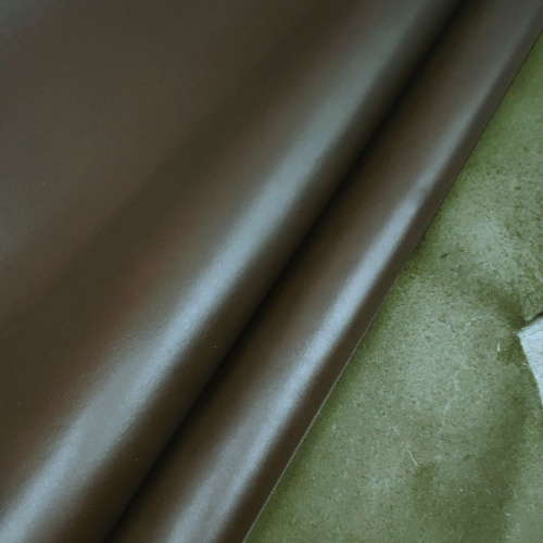 Кожа КРС 1,2-1,3 мм с покр. Зелено-коричневый Италия фото 3