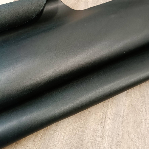 Кожа КРС 2,1-2,5 мм Дипломат с покр. Черный фото 2