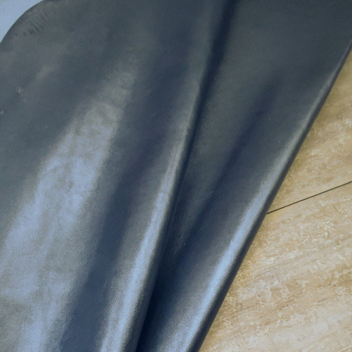 Кожа КРС 1,0 мм с покр. Темно-синий перламутр Италия фото 2 Кожа КРС 1,0 мм с покр. Темно-синий перламутр Италия фото 2