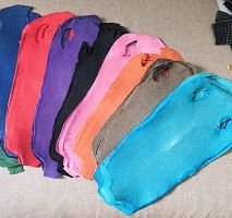 Кожа ската натуральная 10х30 см шлифованная