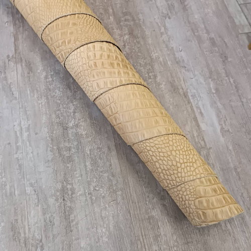 Кожа Кайман 1,4-1,6 мм Песочный матовый