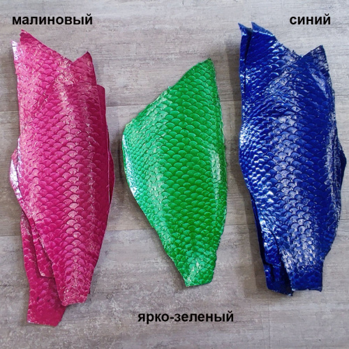 Кожа рыбы 0,7 мм Карп глянец фото 7