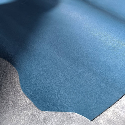 Кожа КРС 1,3-1,5 мм Бергамо Темно Синий фото 3