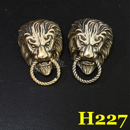 Кончо для кожаных изделий 25 мм Лев H227 Латунь  KM H227 - фото товара