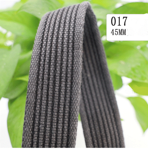 Лента ременная стропа 45 мм Лапша Серые полоски  QM001 - фото товара