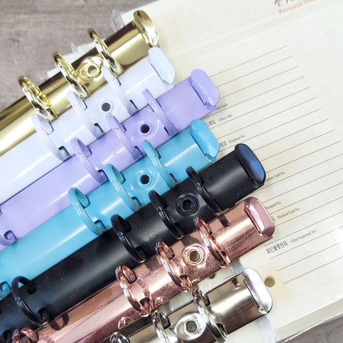 Кольцевой механизм А6 для папок, блокнотов Разные цвета фото 4