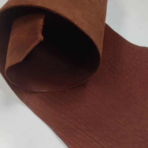 Кожа вороток краст ШСК 3,6-4,0 мм комб. дубл. Коньячный фото 6