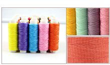 Нить для кожи вощеная 1 мм плоская Galaces 20 м