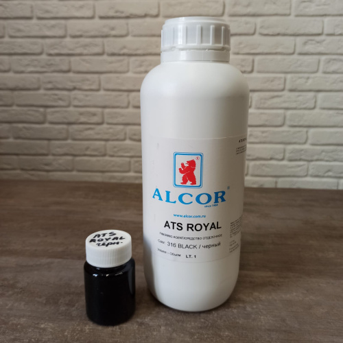 Средство отделочное аппретура ATS ROYAL ЧЕРНЫЙ   Al ROYAL - фото товара