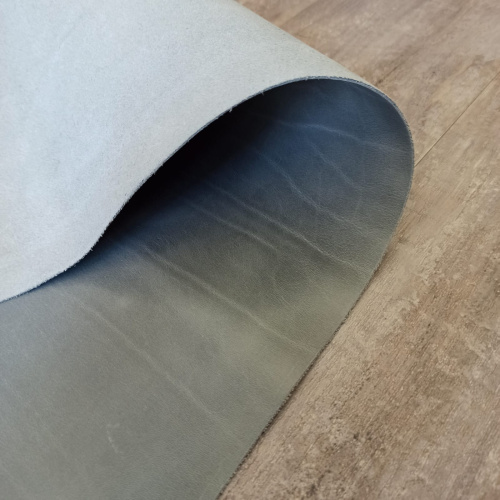 Кожа Крейзи Хорс 1,4-1,6 мм Серый Италия фото 2