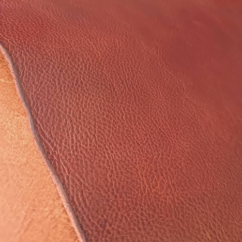 Кожа Пола 1,3 мм растит. дубл. Гранат Azzurro Италия фото 4