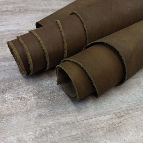 Кожа Пола краст 1,1-1,3 мм Олива