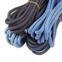 Шнур прошитый тканевый Джинс