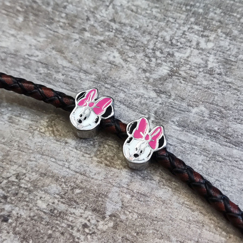 Бусина 4,5 мм для браслетов Минни Сталь   BR-Minni - фото товара