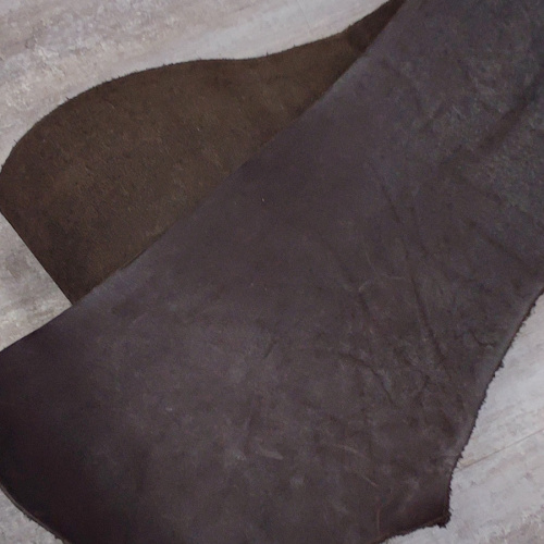 Кожа Пола краст 2,1-2,5 мм Рондо Темно-коричневый фото 3