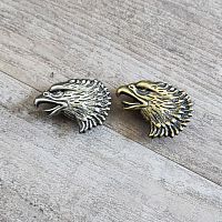 Кончо для кожаных изделий 24 мм Голова орла латунь