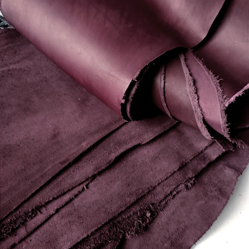 Кожа Пола краст 1,1-1,3 мм Бордовый фото 2