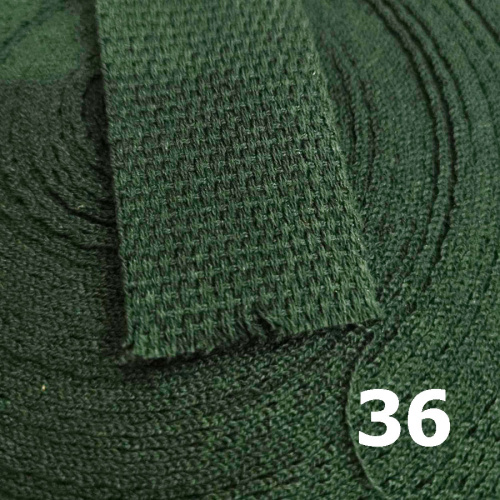 Лента ременная стропа 38 мм, х/б, толщ.1,5 мм фото 3