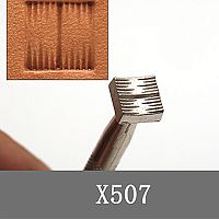 Штамп для тиснения по коже X507 AG  - купить для кожевенного хобби