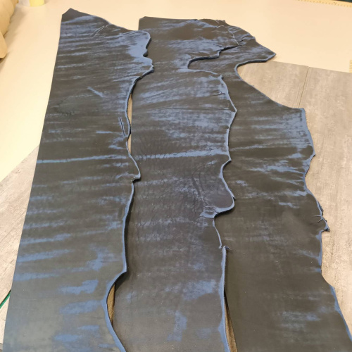 Кожа Пола краст 4,0-4,2 мм Шарк Синий Кожа Пола краст 4,0-4,2 мм Шарк Синий