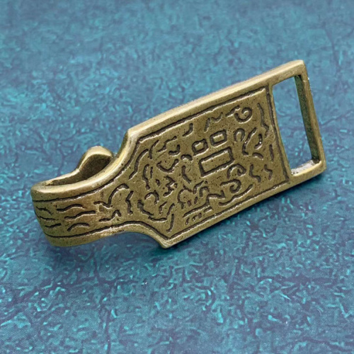 Карабин пружинный 16 мм латунь  YS-078 - фото товара