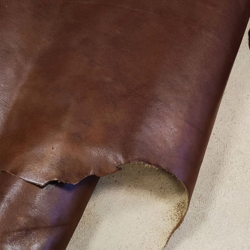 Кожа КРС раст. дуб. Puccini 1,2-1,4 мм Коньяк фото 2