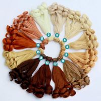 Трессы для кукол 20 см с Завитыми кончиками BJD