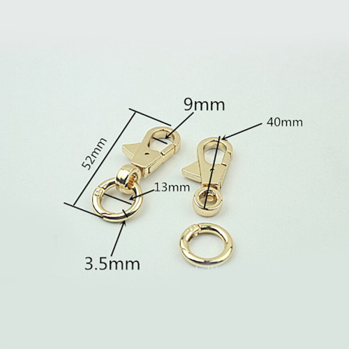 Карабин металлический 13 мм арт. 5213 фото 3