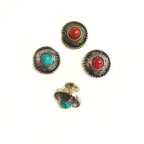 Кончо для кожаных изделий 12 мм фото 2