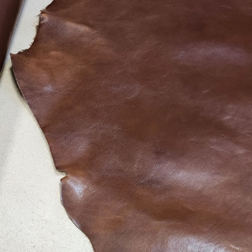 Кожа КРС раст. дуб. Puccini 1,2-1,4 мм Коньяк фото 4