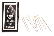 Иглы бисерные с золотым ушком № 10 3,3 см набор 25 шт  - купить для кожевенного хобби