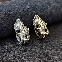 Кончо для кожаных изделий 17 мм Саблезуб Латунь