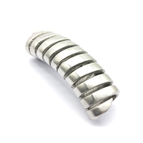 Бусина 8х4 для браслетов Витая Спираль Сталь | Галерея фото | Pava.pro Бусина 8х4 для браслетов Витая Спираль Сталь BR-B42 - фото товара