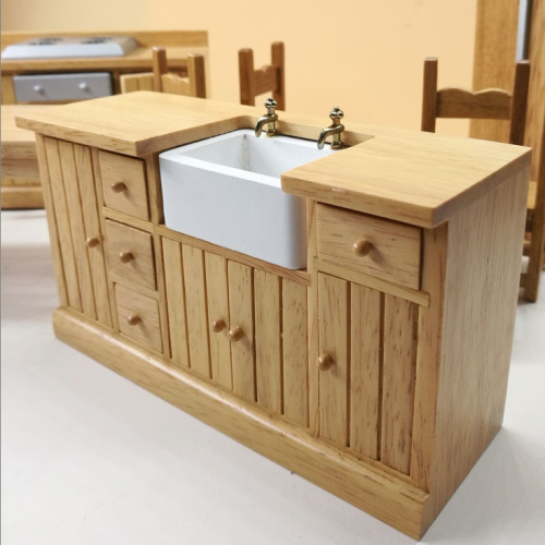 Кухня для кукол с холодильником Миниатюра 1:12   K-0992 - фото товара фото 2