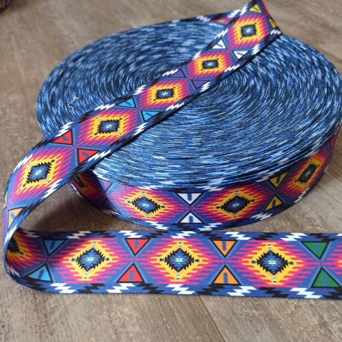 Лента ременная стропа 50 мм Геометрия Времени  LH0071 - фото товара фото 2