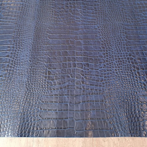 Кожа Кайман 1,0 мм Синий Турция фото 7