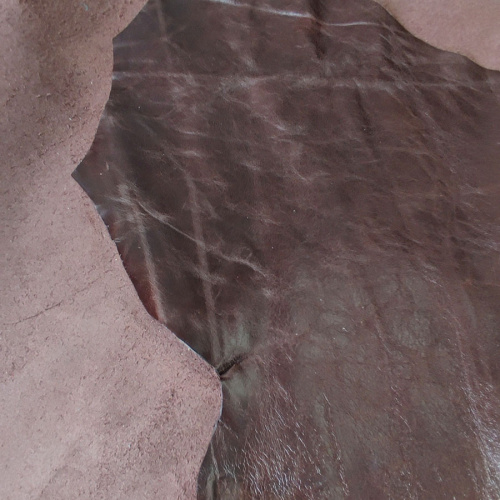 Кожа Пулл-Ап 1,2-1,4 мм цвет Шоколад Италия фото 2