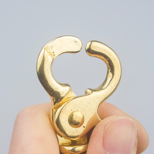 Карабин 14-38 мм Латунь арт.11564 фото 3