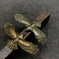 Кончо для кожаных изделий 52 мм Орёл латунь 