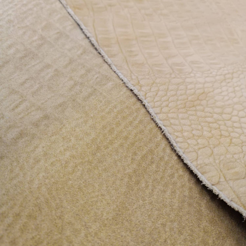 Кожа Кайман 1,4-1,6 мм Песочный матовый фото 5