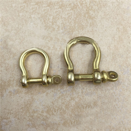 Карабин-подкова с винтом Латунь арт. С-11 фото 3