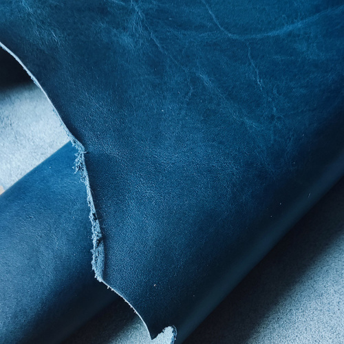 Кожа Пола 1,2 мм растит. дубл. PONTE WAX Синий фото 4