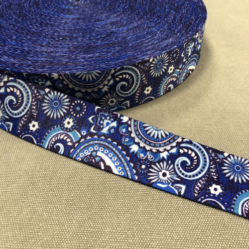 Лента ременная стропа 38 мм Гжель  LRP_38/1 - фото товара