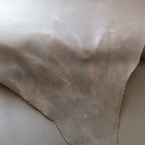 Кожа Крейзи Хорс Dark 1,4-1,6 мм Коричневый фото 2