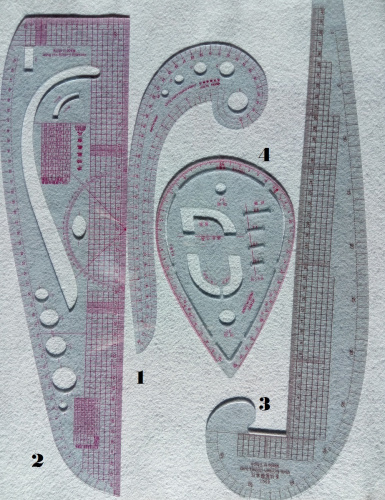 Лекала метрические портновские