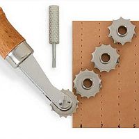 Разметчик шва со сменными насадками 3-5 мм  - купить для кожевенного хобби