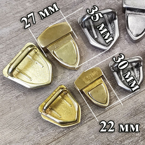 УЦЕНКА! Застежка портфельная Латунь фото 6